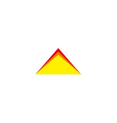 Origami Mountain Geometric Symbol Simple Logo