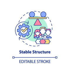 Stable Structure Concept Icon