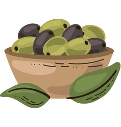 Fresh Organic Bowl Of Olives