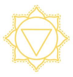 Manipura Chakra Stroke Icon