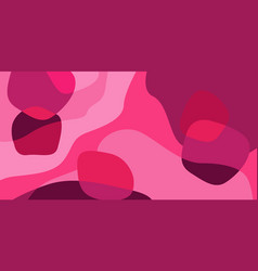 Abstract Background Of Shapes In Pink Red And