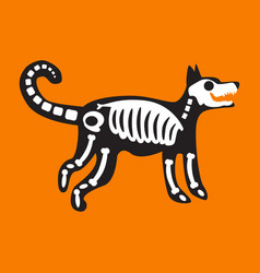 Dog Skeleton Halloween Holiday Decoration