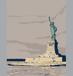 Statue Of Liberty In The Of Liberty