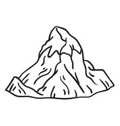 Icy Mountain Peak Stroke