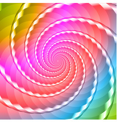 Rainbow swirl background Royalty Free Vector Image