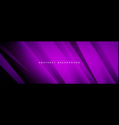 Dark Violet Modern Abstract Wide Banner