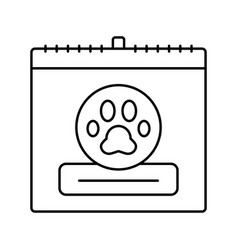 World Animal Day Line Icon