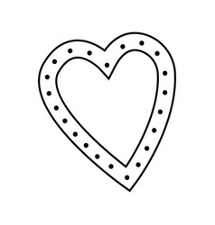 Heart In Doodle Style