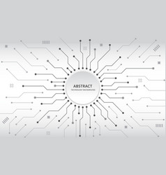 Abstract Futuristic Technology Circuit Board