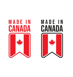 Made In Canada Label Stamp Or Logo