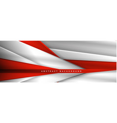 3d Abstract Background With Red And White Diagonal