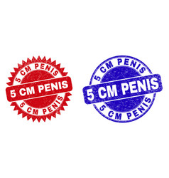 5 Cm Penis Rounded And Rosette Stamps