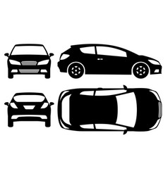 Hatchback Car Silhouette