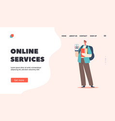 Online Services Landing Page Template Student