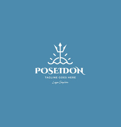 Poseidon Trident Logo