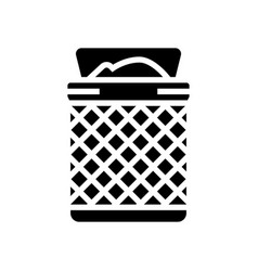 Bathroom Bin Interior Glyph Icon