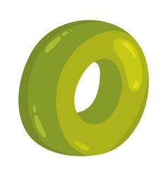 Green Olive Seed Ring Healthy Food