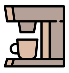 Home Coffee Machine Icon Outline Cafe