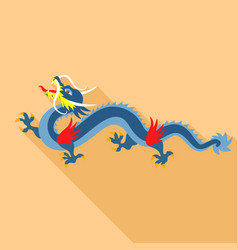 Vietnam Dragon Icon Flat Style