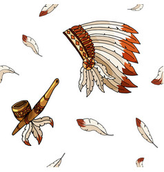 Warbonnet On White Background Rough Festival