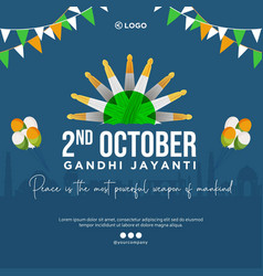 Gandhi Jayanti Banner Design