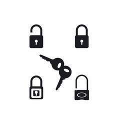 Padlock Icon Template