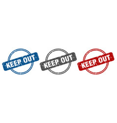 Keep Out Stamp Out Sign Out Label Set