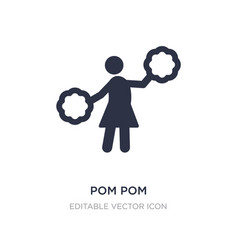 Pom Icon On White Background Simple Element