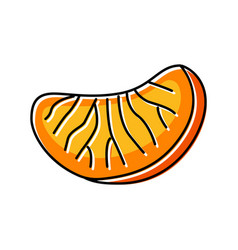 Wedge Mandarin Clementine Color Icon