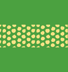 Chickpeas Horizontal Pattern Background