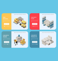 Horizontal Concrete Cement Production Isometric