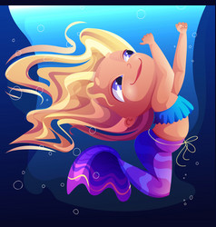 Mermaid With Golden Hair