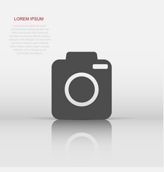 Photo Camera Icon In Flat Style Photographer Cam