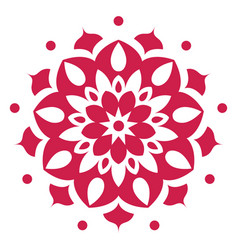 Indian Holi Mandala Symbol