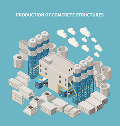 Isometric And Colored Concrete Cement Production