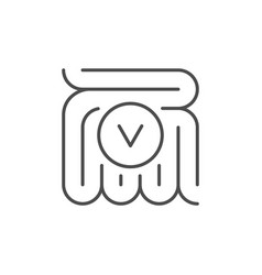 Good Digestion Line Outline Icon