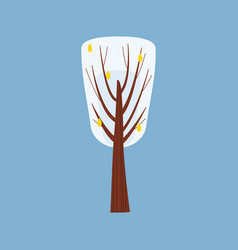 Winter tree Royalty Free Vector Image - VectorStock