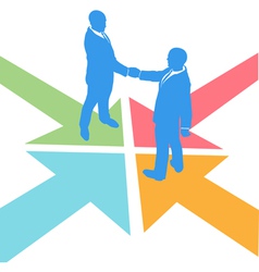 All Paths Lead To The Deal As Business People Meet