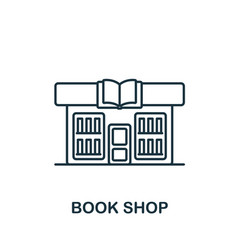 Book Shop Icon Line Simple Icon For Templates Web