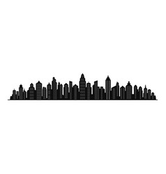 City Skyline Silhouette Landscape Template