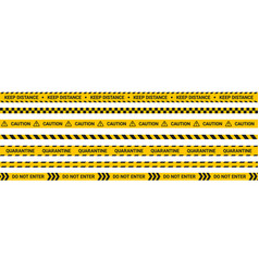 Quarantine Tape Keep Distance Warning Stripes