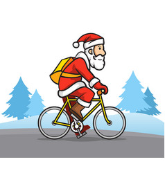 Santa Claus The Bicycle Messenger