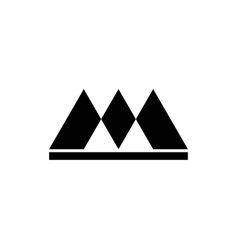 Crown Initial M Icon Logo Design