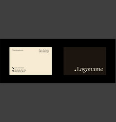 Luxury Business Card