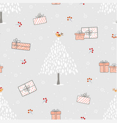 Winter Holiday Seamless Pattern