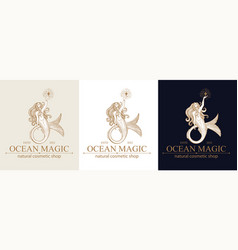 Mermaid Logo Brand Template