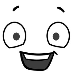 Cheerful Character Expression Comic Face Cartoon