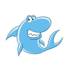 Colorful Cartoon Shark