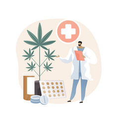 Medical Marijuana Abstract Concept