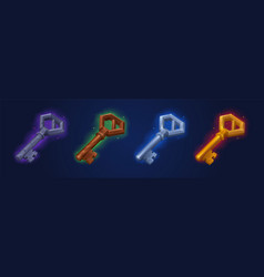 Game Keys Props Icons Gamer Assets Skeleton Set